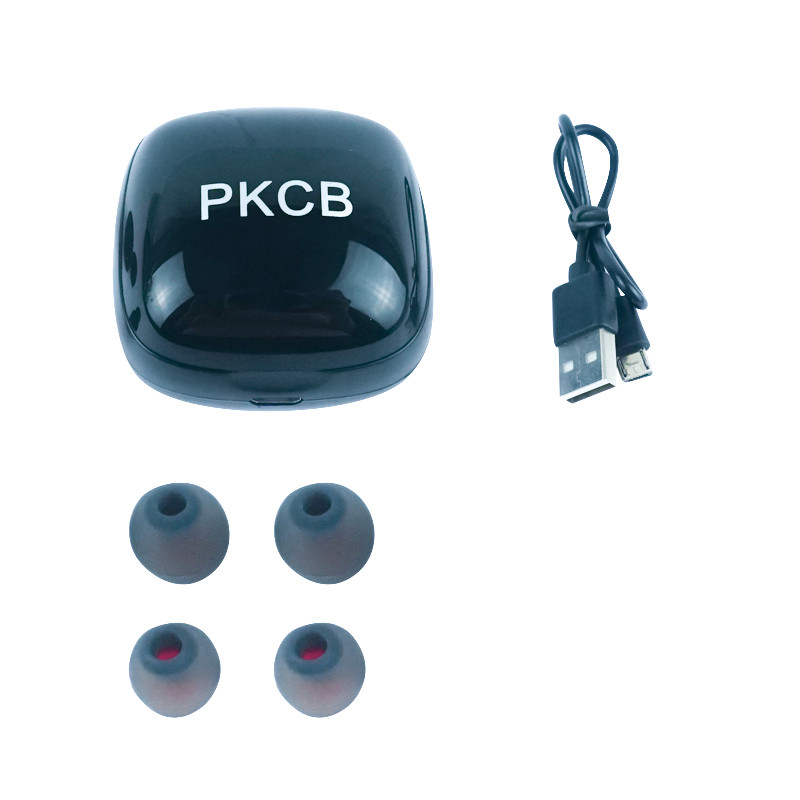 Tai Nghe Nhét Tai Không Dây Bluetooth TWS Kèm Hộp Sạc PKCB08 - Hàng Chính Hãng