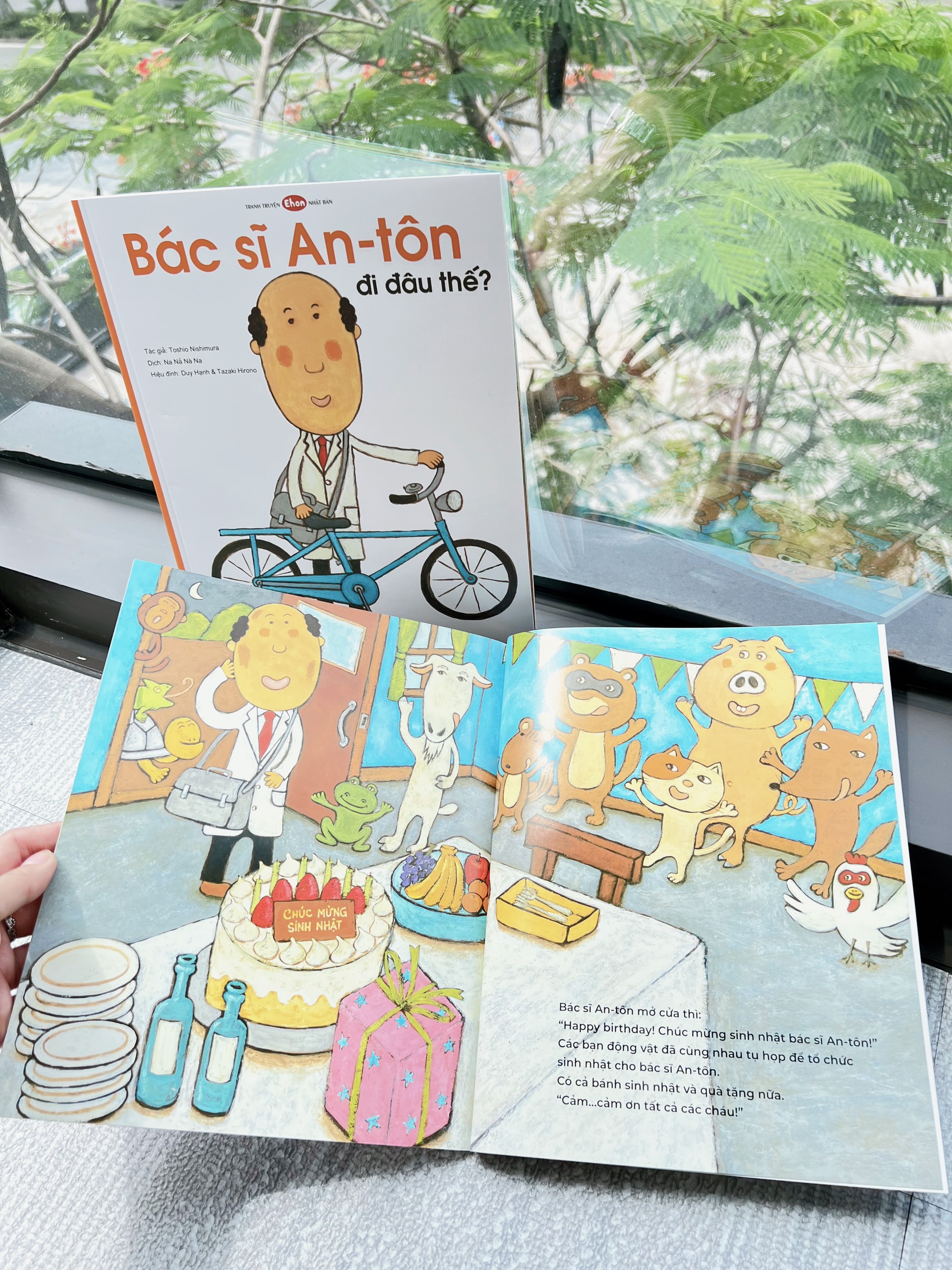 Sách bé từ 3 tuổi - Phát triển tư duy EQ Bác sĩ Anton đi đâu thế?