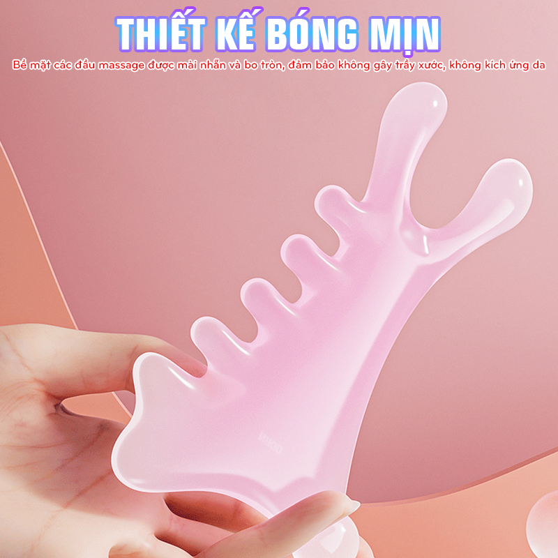 Dụng cụ massage chải cơ, ấn huyệt đa năng Nikio NK-03C3 – giải pháp thư giãn và làm đẹp toàn diện