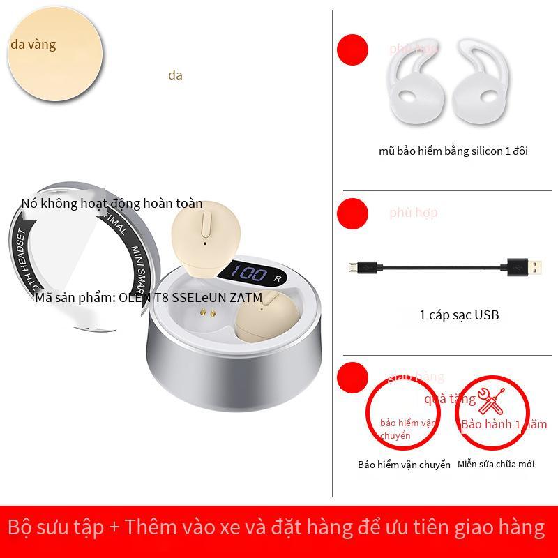 Ưu đãi đặc biệt Tai nghe bluetooth hai tai không dây TWS X21T thể thao mini bán trong tai siêu nhỏ siêu nhỏ có ngăn sạc màn hình kỹ thuật số