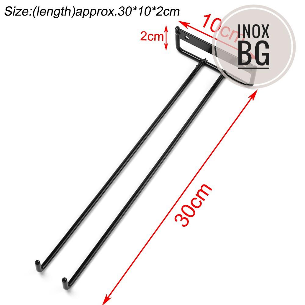 Giá treo ly bắt trần, gắn tường 1/2/3/4/5 hàng