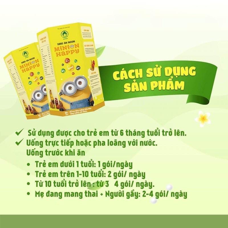 Siro Ăn Ngon Minion Baby Giúp Bé Ăn Ngon, Tiêu Hoá Tốt, Tăng Cường Đề Kháng