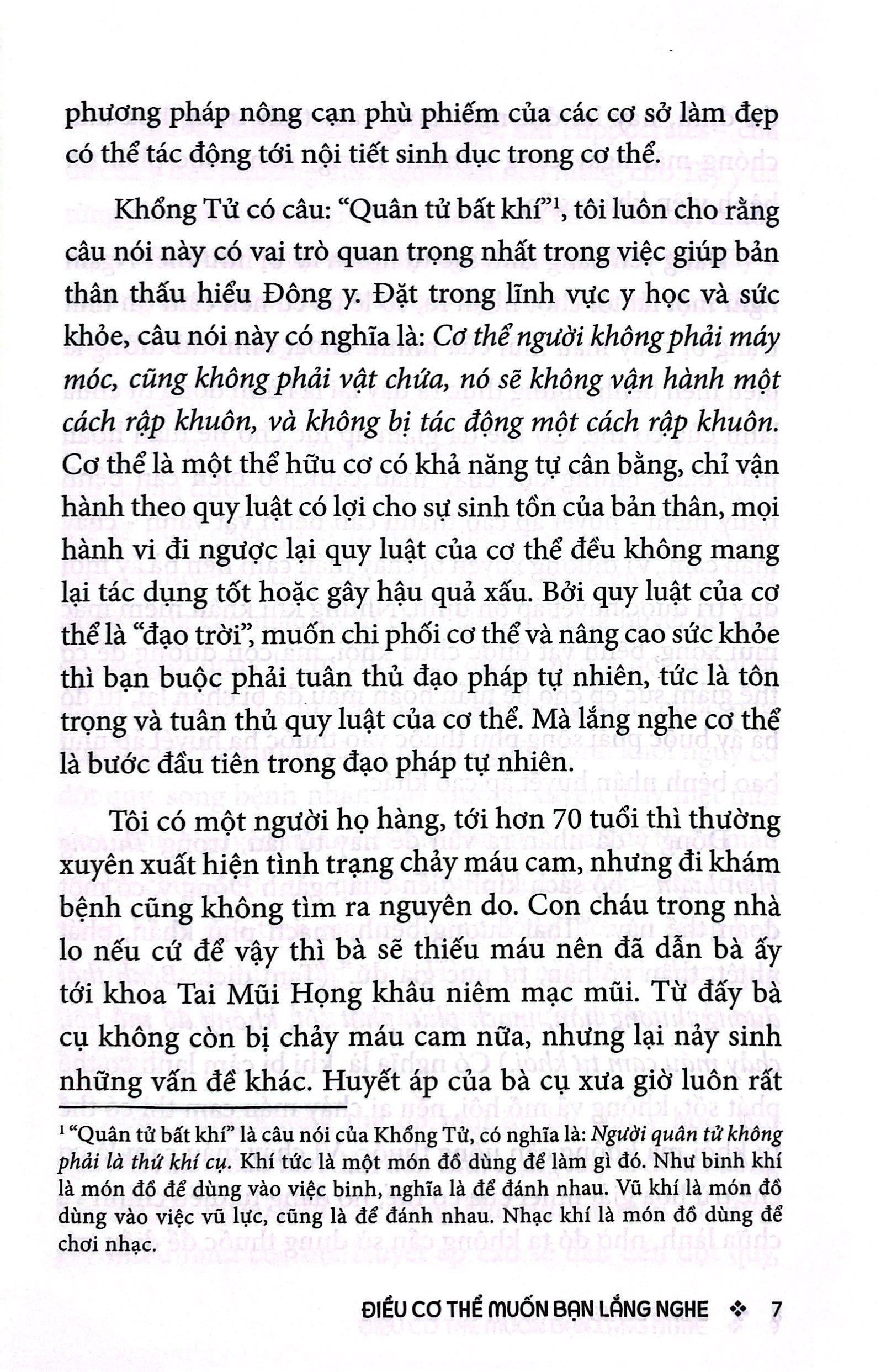 Điều Cơ Thể Muốn Bạn Lắng Nghe