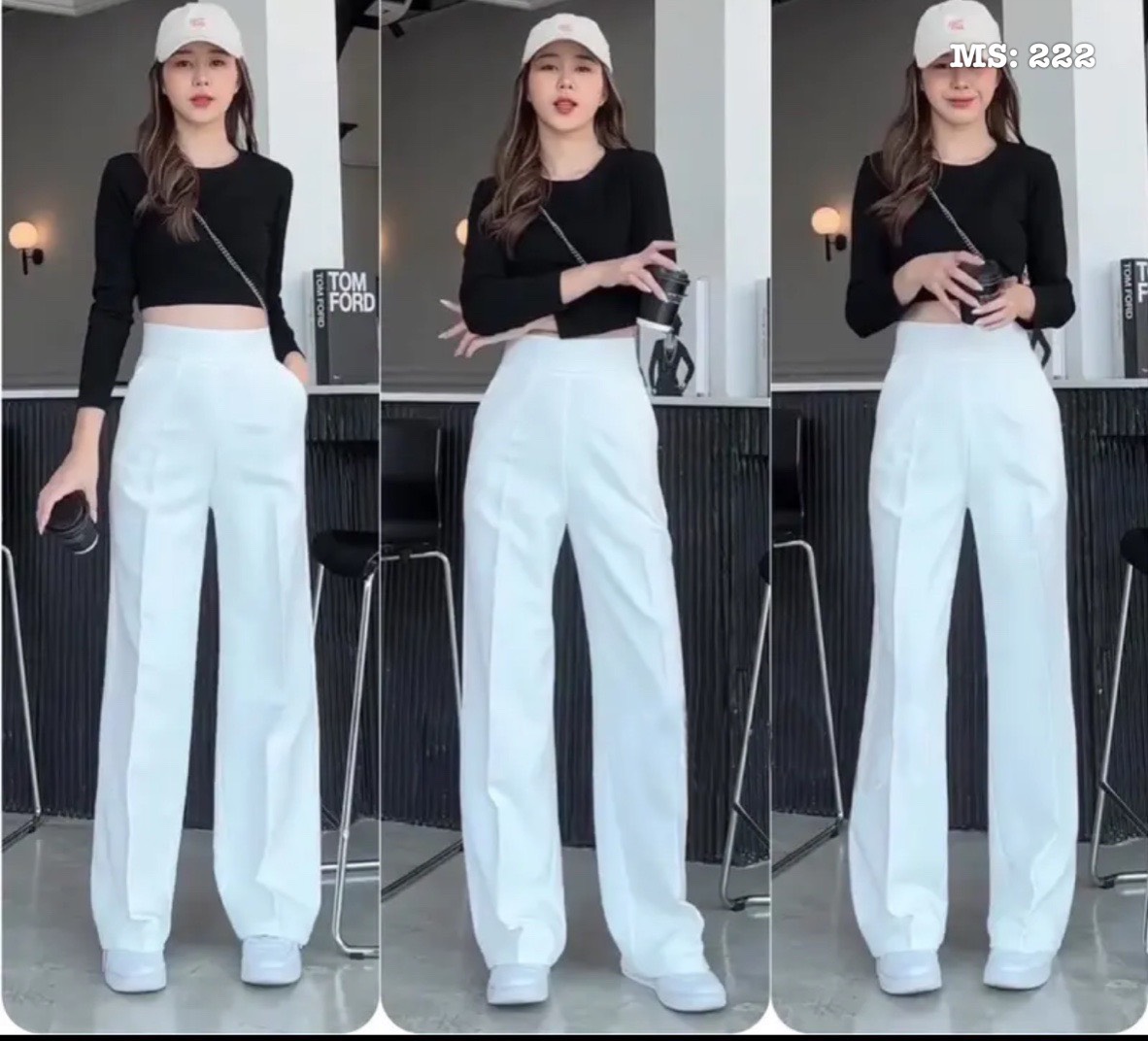 Quần ống rộng dậy kéo hông Cun Fashion chất tuyết mưa dày dặn form chuẩn đẹp Mặc Tôn Dáng Siêu Xinh