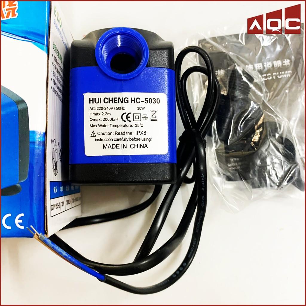 Bơm 30w bơm cao 2,2m Vỏ Xanh Loại Đẹp Chống Mùi Chống Ố Cách Điện Loại đẹp