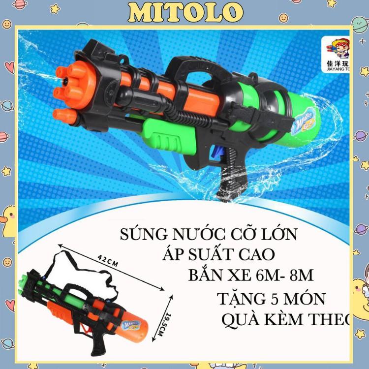 Đồ chơi  súng nước cho bé MITOLO súng nước áp lực , sung nuoc tre em 709-8006A