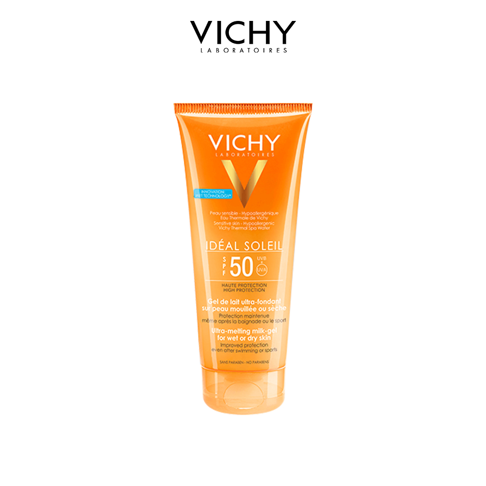 Kem chống nắng toàn thân dạng gel sữa không nhờn rít SPF 50 chống tia UVA và UVB Capital Soleil Melting Milk Gel