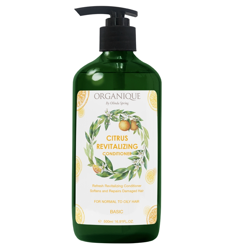 Dầu Xả Organique Phục Hồi Hương Cam Chanh Citrus Revitalizing Conditioner (500ml) -  Tặng Kèm Mút Rửa Mặt