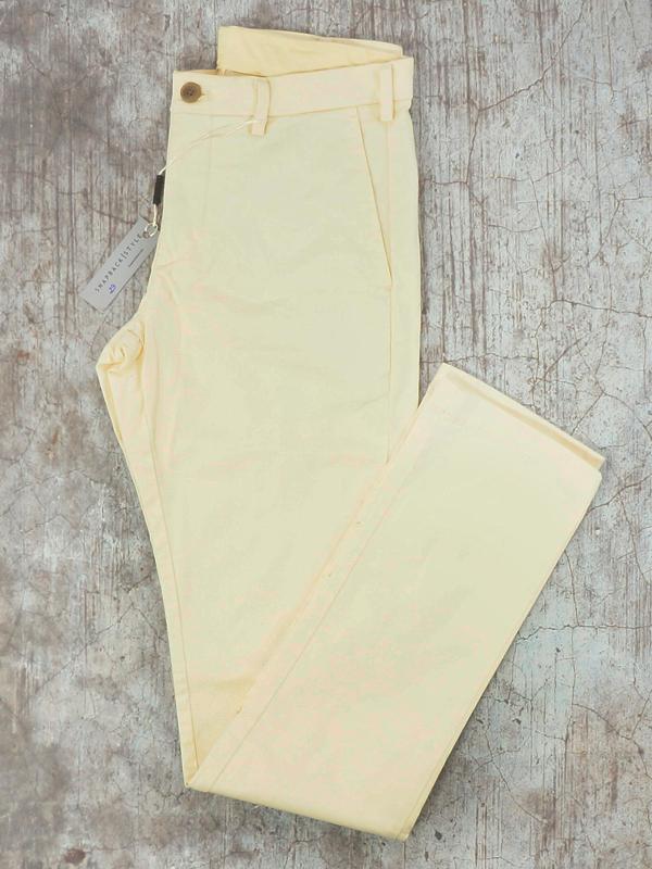 Quần Kaki Nam MEN Slim Fit Chino Flat Front Pants YELLOW - SIZE 29-30-32-34