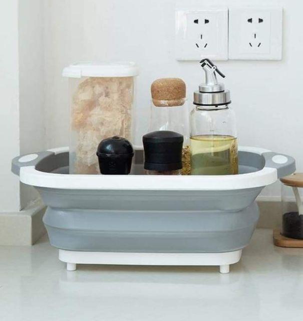 Chậu kèm thớt gấp gọn