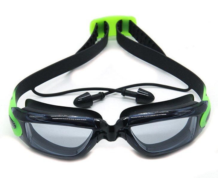 Kính bơi trẻ em Coosa 9335 thiết kế Panorama, không gọng, chống sương, chống tia UV