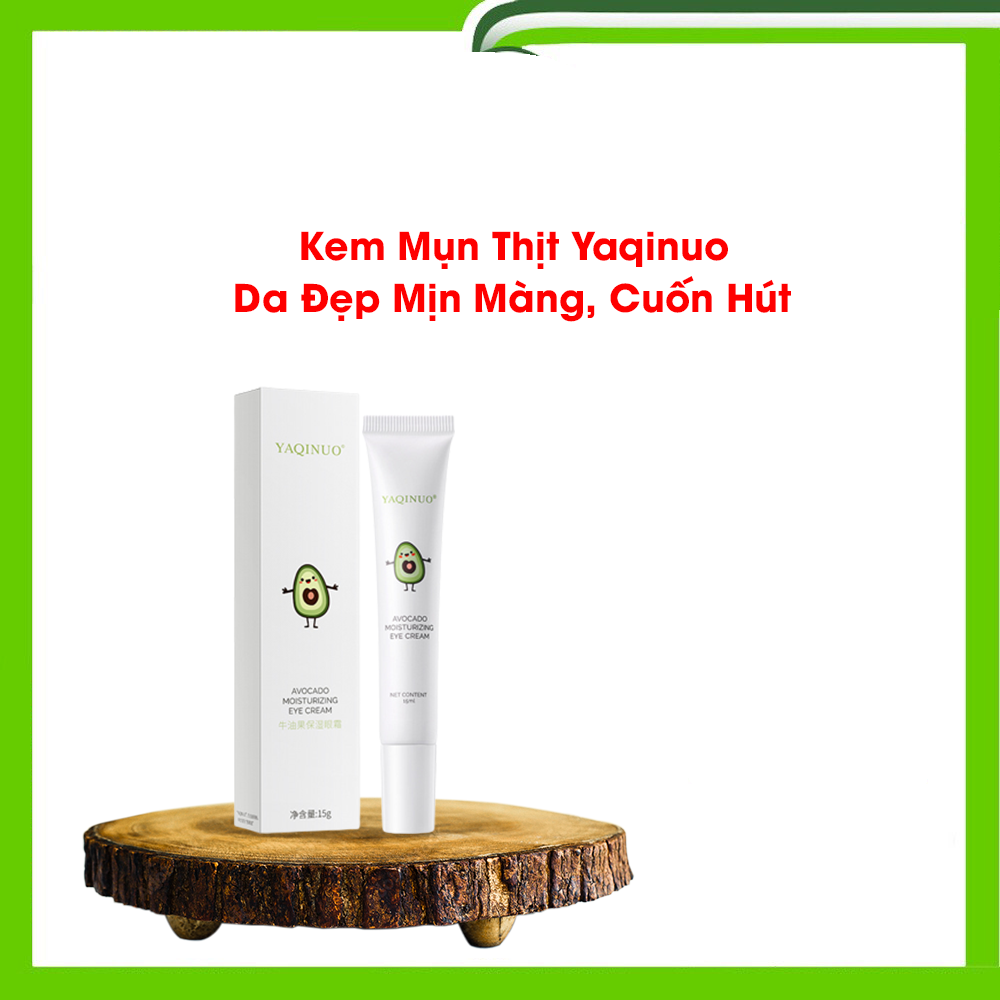 Kem Tinh Chất Bơ YAQINUO Giảm Mụn Thịt Dưỡng Ẩm Săn Chắc Làm Mờ Nếp Nhăn và Quầng Thâm Măt 15g