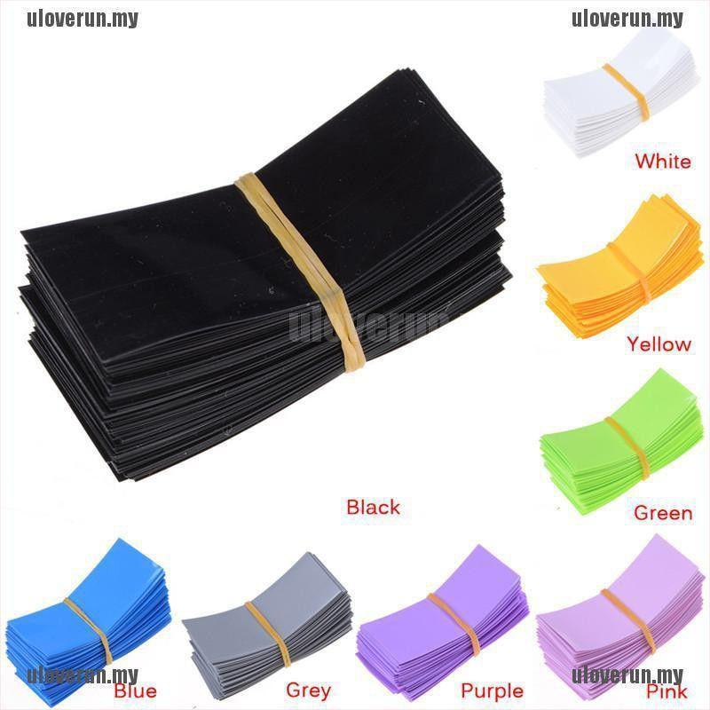 sét 50 cái vỏ bọc Pin 18650 chuyên dụng ( màu ngẫu nhiên )