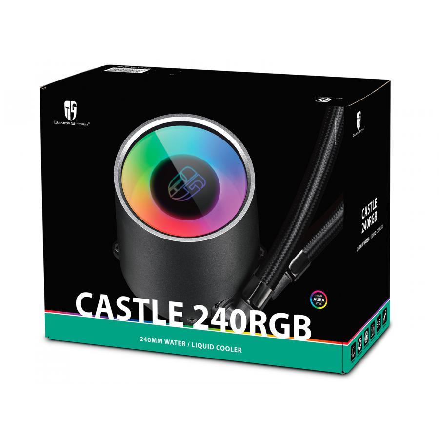 Bộ tản nhiệt cho CPU Deepcool Castle 240RGB - Hàng Chính Hãng