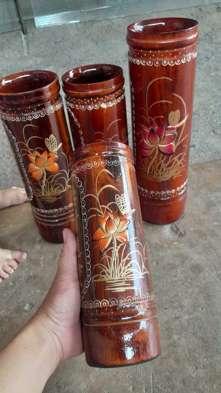 Ống Nhang gỗ cao cấp cao 25cm