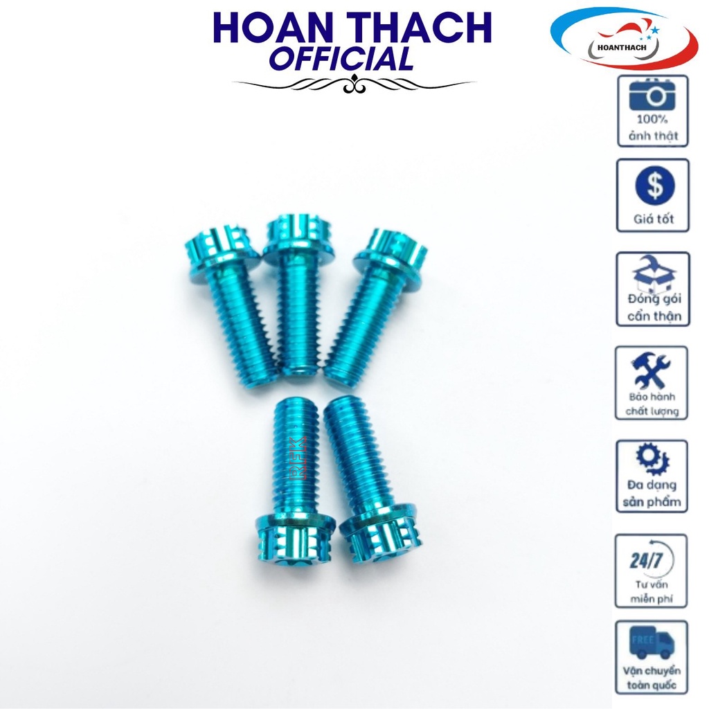 Ốc 8L15 Titan Lục Bảo Đầu Salaya dùng cho nhiều dòng xe SP017507(giá bán 1 con)