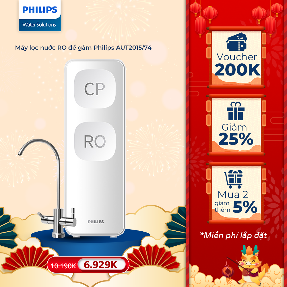 Máy lọc nước RO Philips AUT2015 - Hàng chính hãng