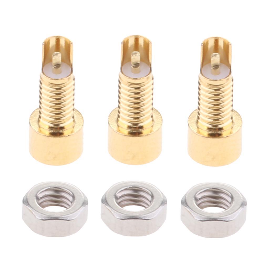 PACK of 3 Compression Brass Straight Coupler Connector Fitting for Copper
