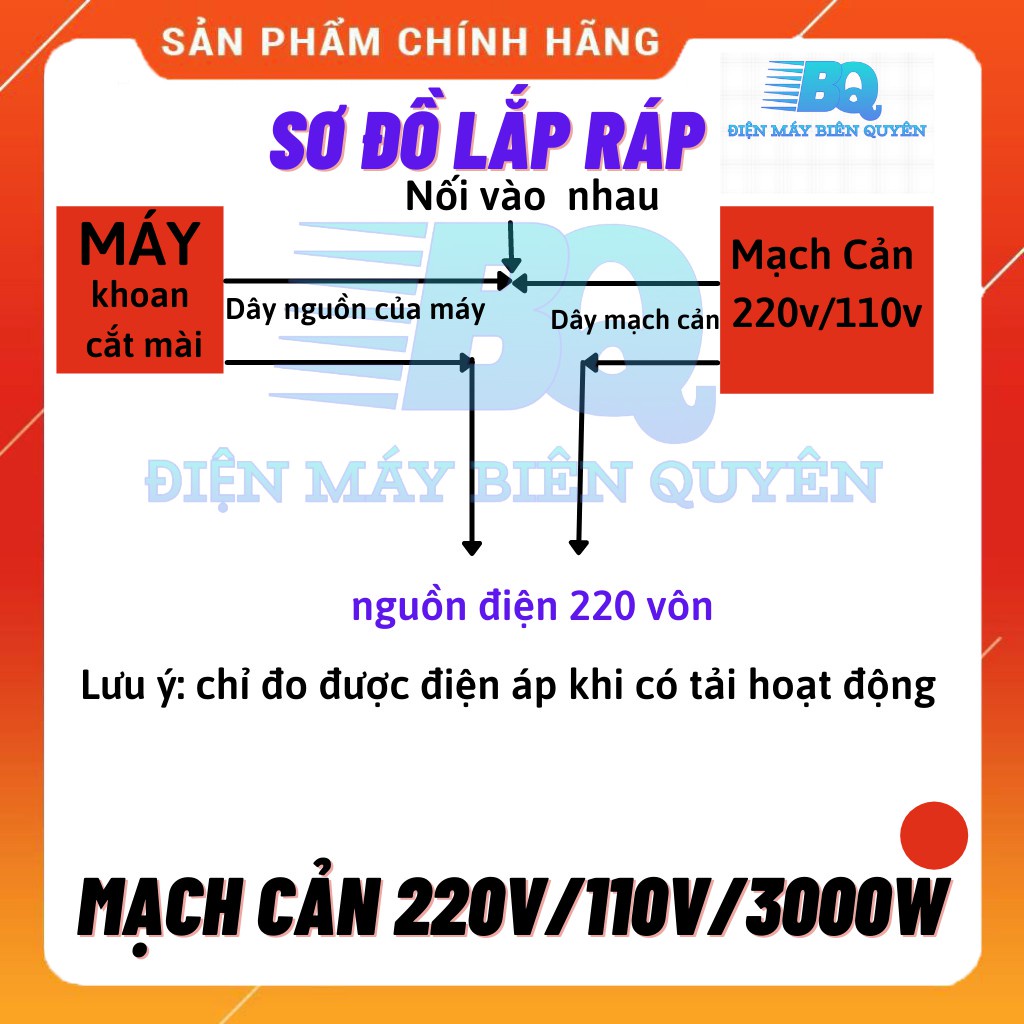 Mạch điện chuyển điện 110 sang 220v cho máy nội địa nhật nhỏ gọn chất lượng-1 mạch