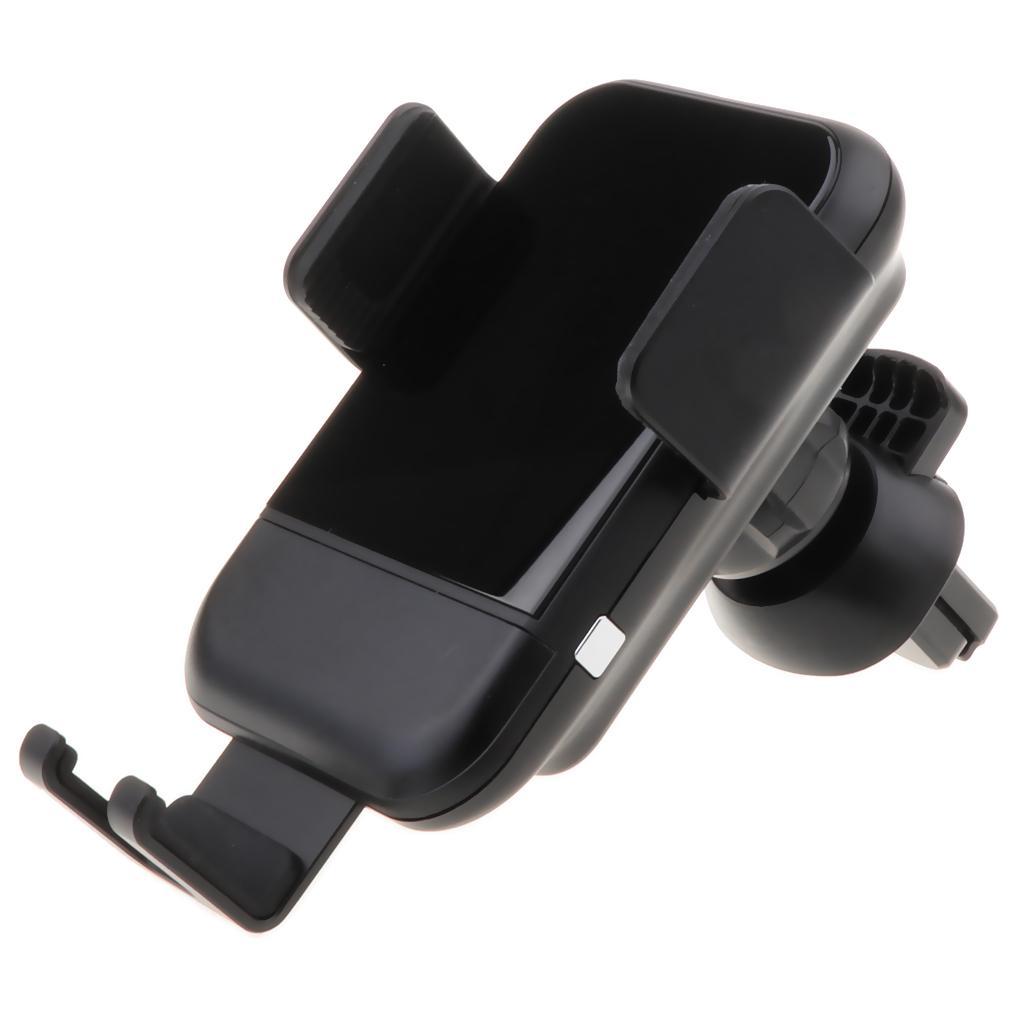 Wireless Car Charger Mount, Air Vent Holder with 10W Qi Fast Charging Function Automatic Clamping Mount