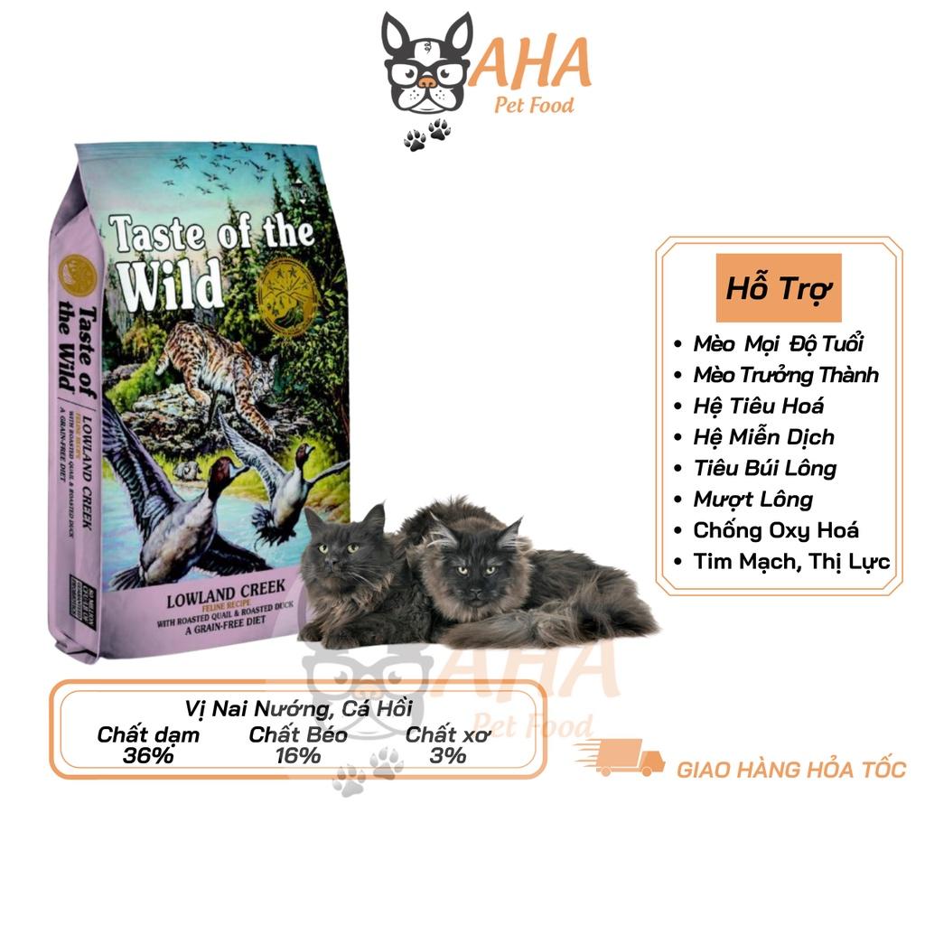 {Mới} Thức Ăn Cho Mèo Bao 2kg Taste Of Wild Vị Chim Cút, Thịt Vịt, Rau Củ, Trái Cây - Mượt Lông, Búi Lông, Hệ Tiêu Hoá