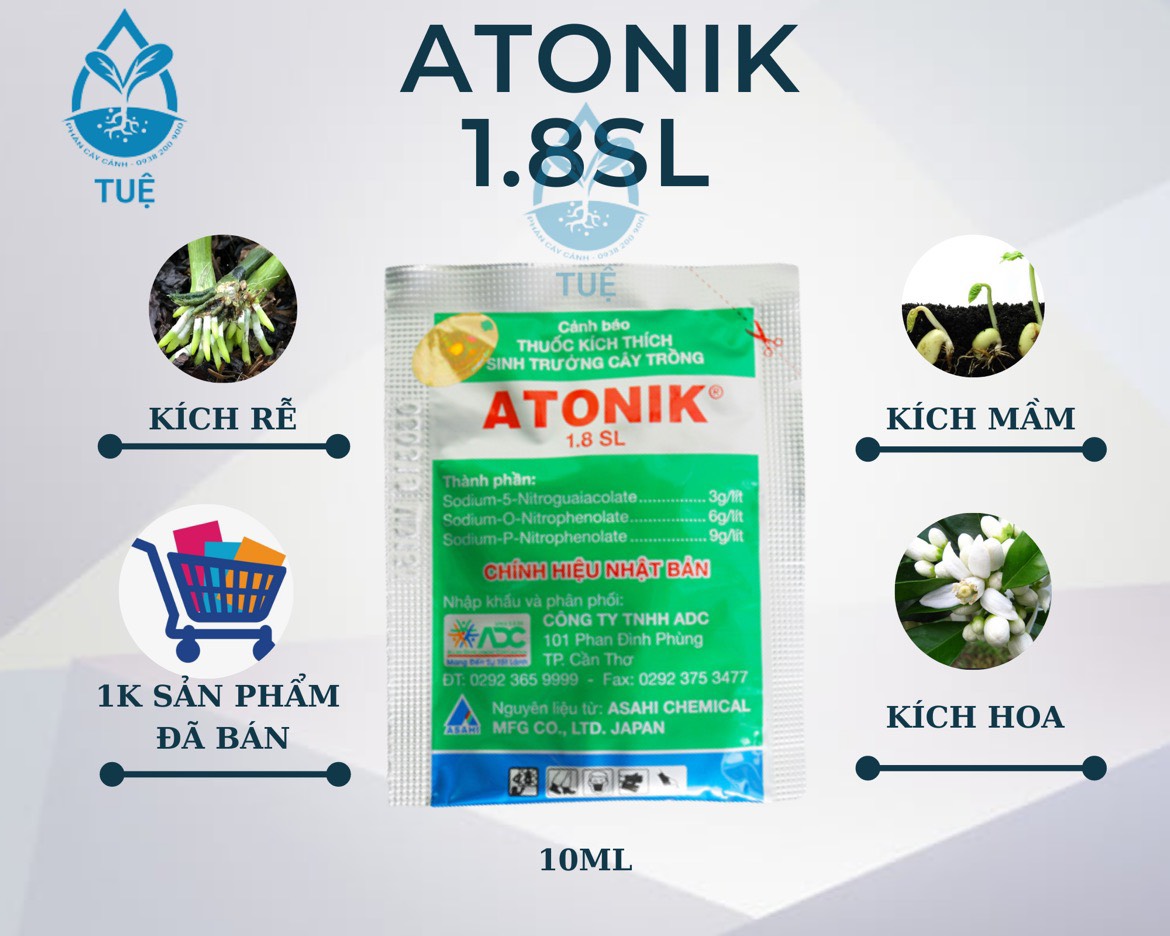 Atonik Phân bón lá, thuốc kích thích sinh trưởng cây trồng