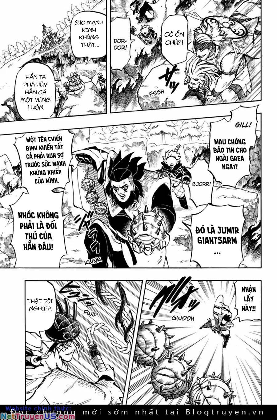 gill: "không ai có thể đánh bại ta khi ta dùng rìu!" chapter 13 11
