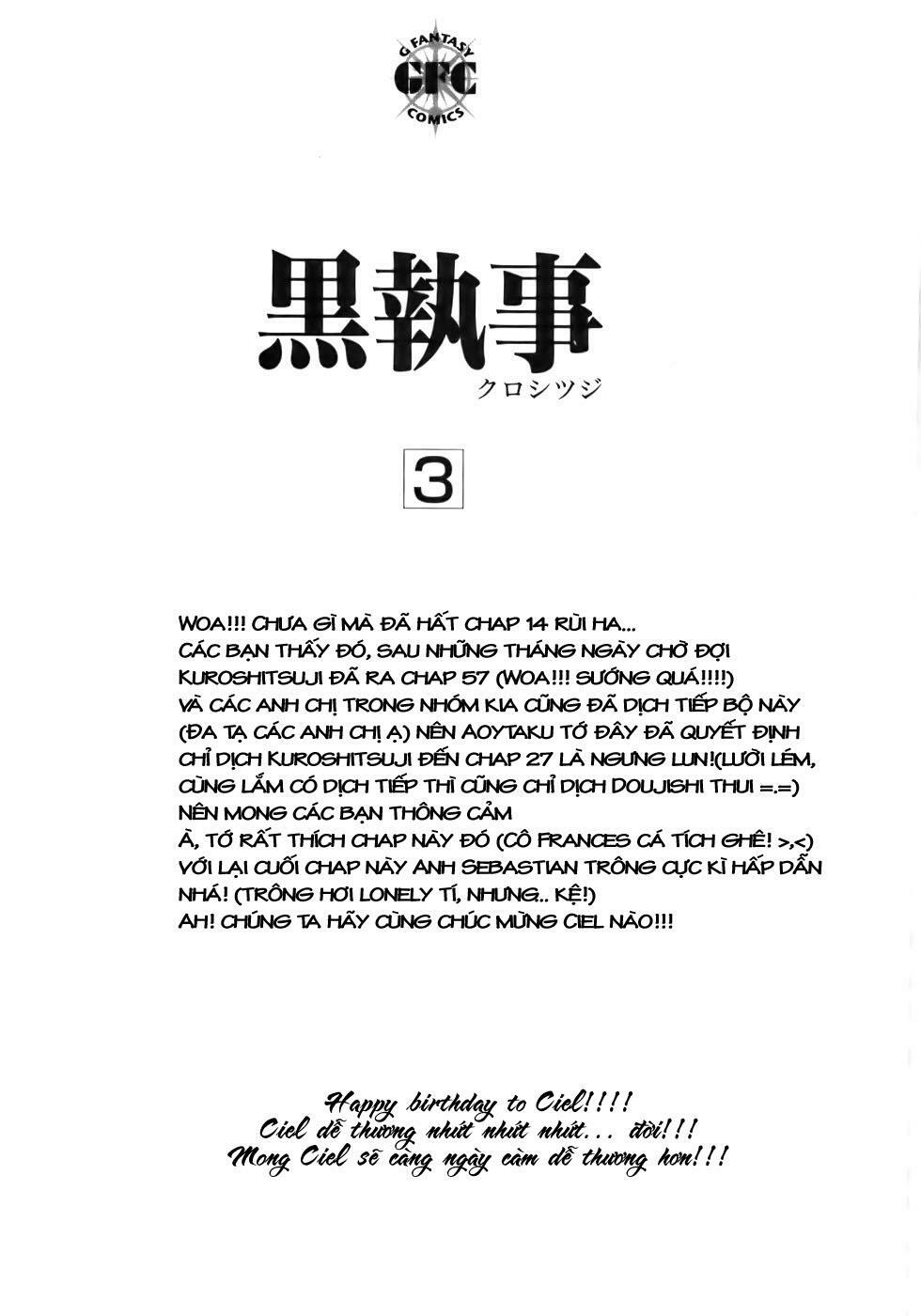 hắc quản gia chapter 14 1