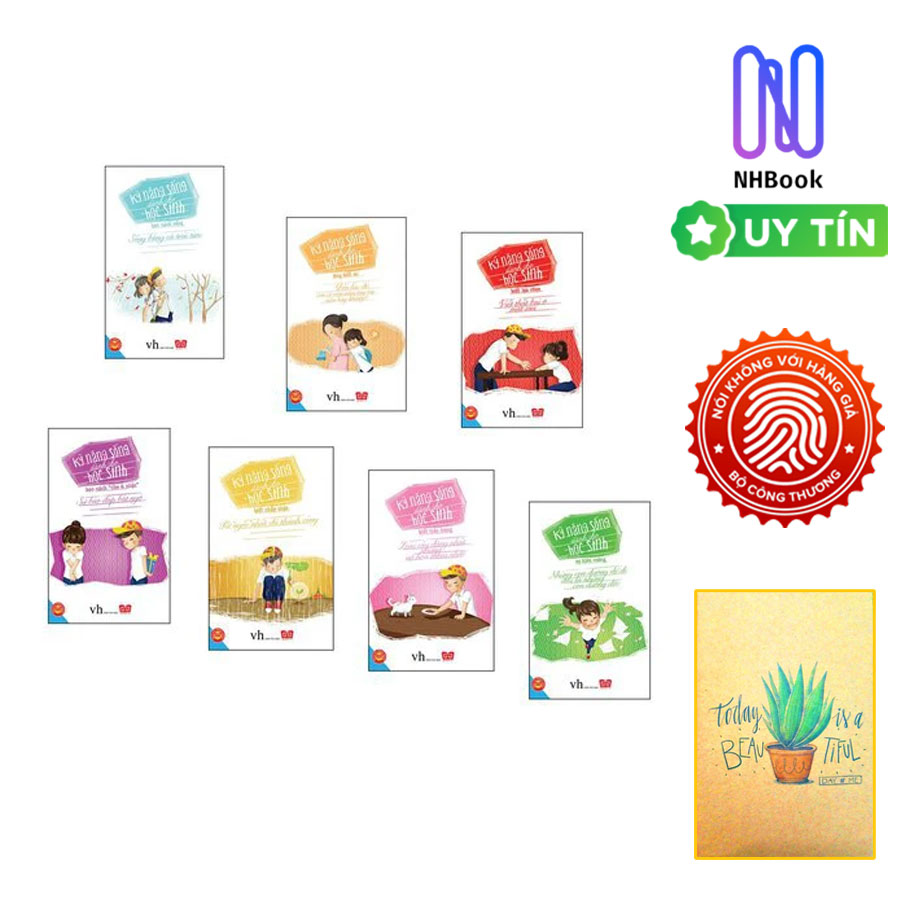 Combo Kỹ Năng Sống Dành Cho Học Sinh - Tặng Sổ tay Xương Rồng - Đinh Tị Books