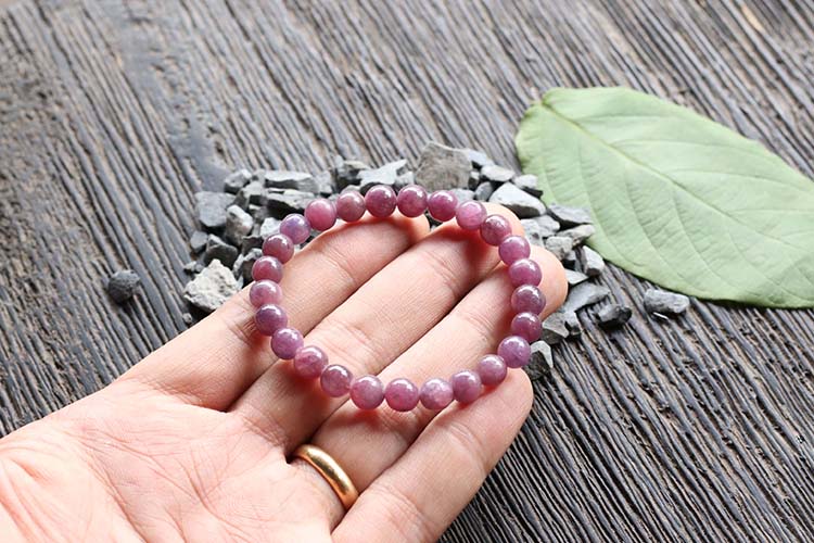 Vòng Ruby (Hồng Ngọc) Nam Phi 7mm Ngọc Quý Gemstones VT127