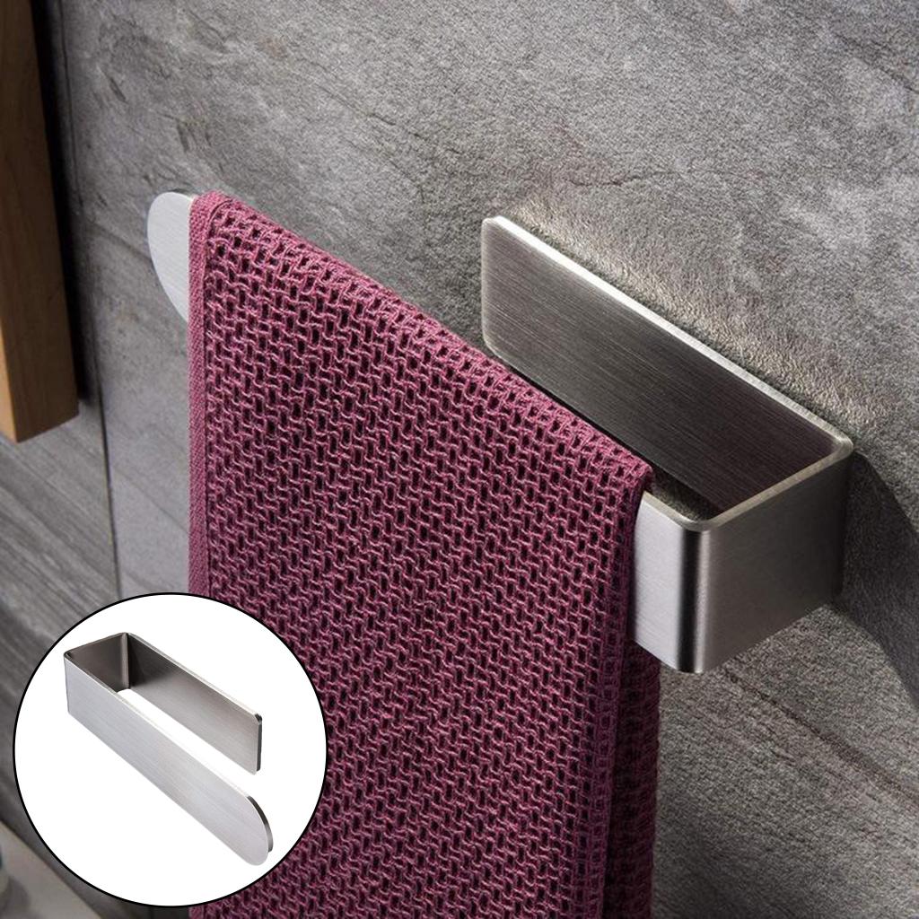 Sticky Towel Hanger Towel Self Adhesive Wall Mounted Bathroom Organizer