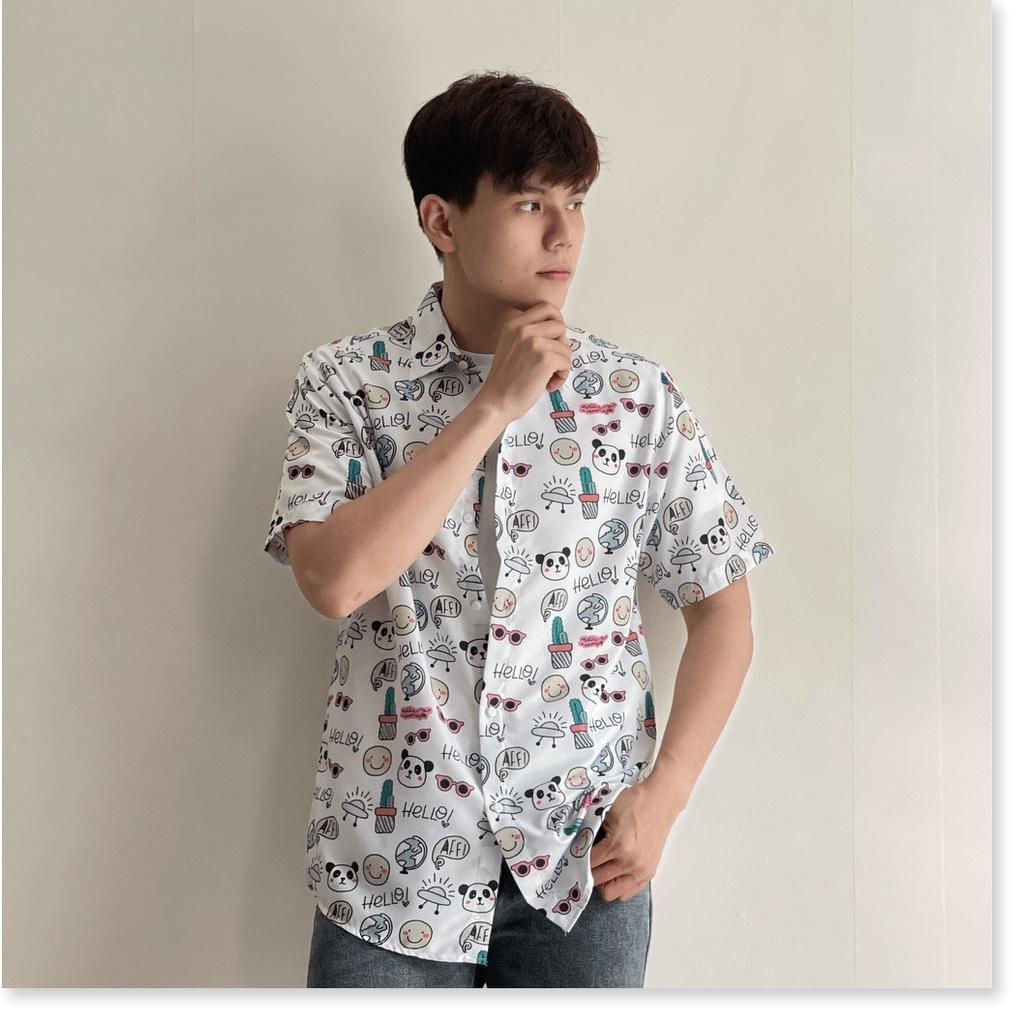 ÁO SƠ MI NAM FORM RỘNG HOẠ TIẾT ĐẶC SẮC , PHONG CÁCH 2021 KME FASHION
