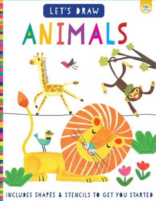 Sách mỹ thuật thiếu nhi tiếng Anh: Let'S Draw: Animals