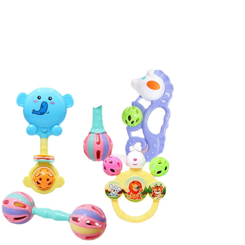 Bộ đồ chơi lục lạc 7 món các nhân vật ngộ nghĩnh, vui nhộn dành cho bé, chất liệu an toàn phù hợp với trẻ nhỏ