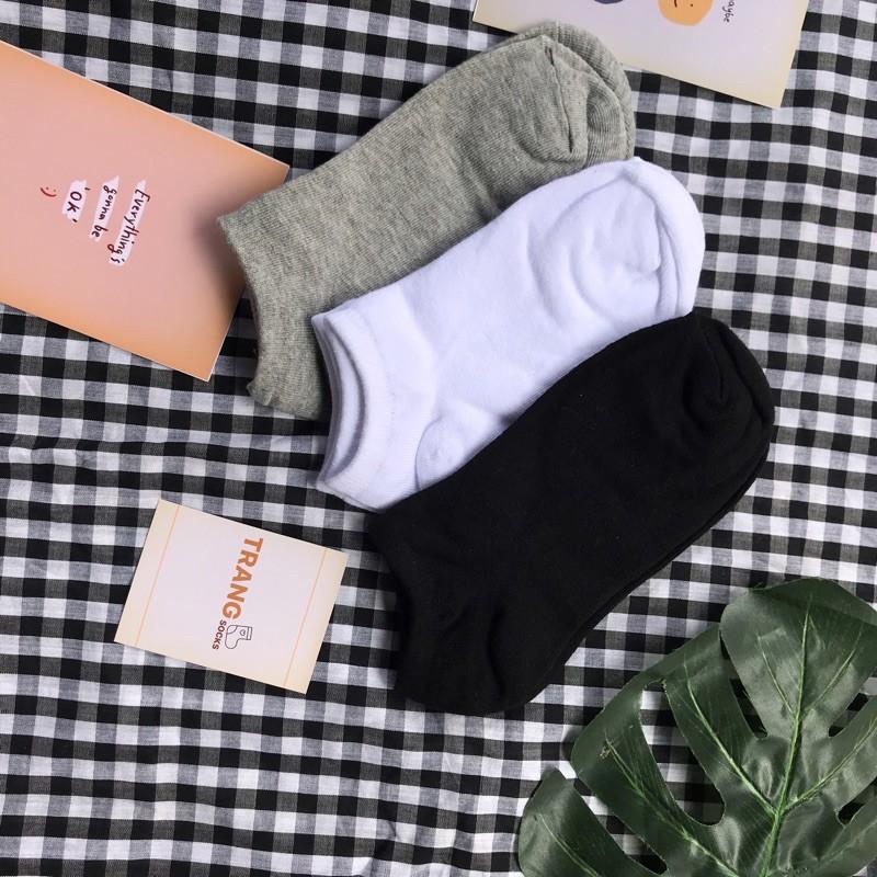 Tất trơn ngắn cổ Pastel