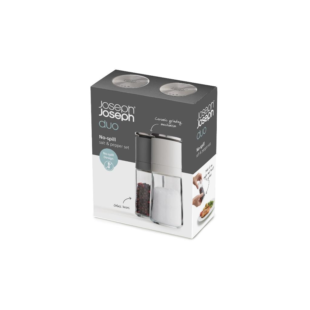 Bộ 2 bình đựng gia vị chống tràn Joseph Joseph (Grey) - 006193