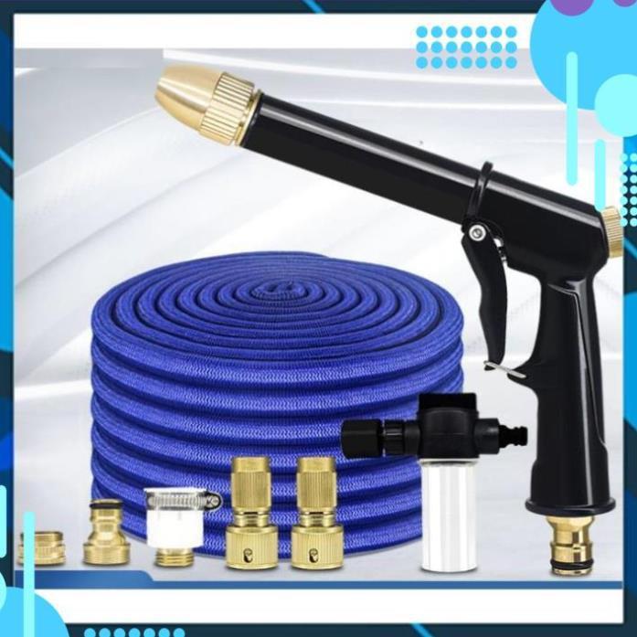 Bộ dây và vòi xịt tăng áp lực nước rửa xe tưới cây loại 7.5m 206733