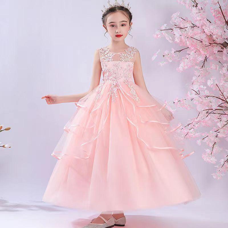 DIYIWEI Váy công chúa cho bé gái Váy váy mùa hè cho bé gái siêu xinh xắn