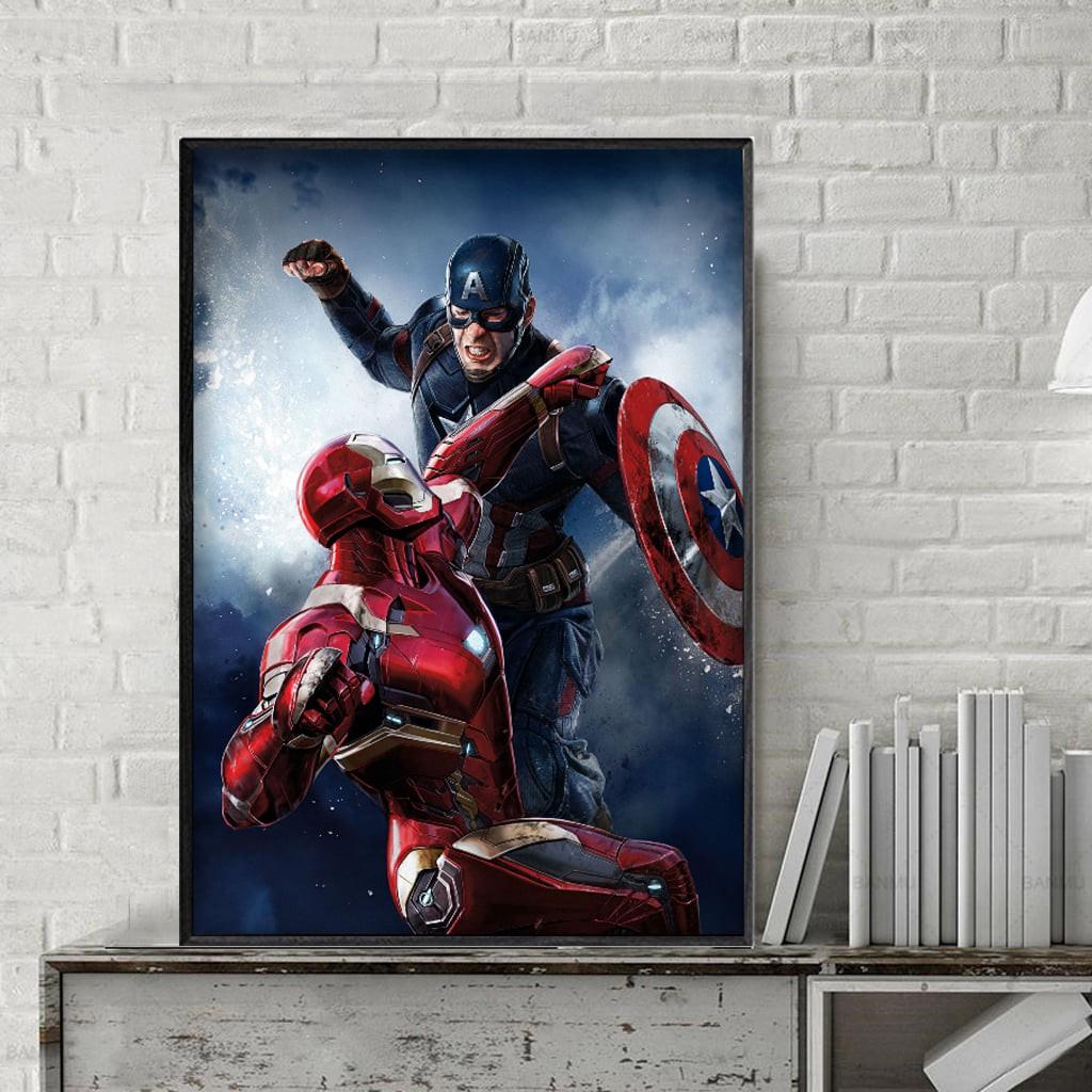 Tranh canvas marvel decor phòng khách, phòng ngủ