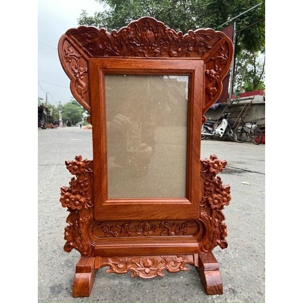 Khung ảnh thờ đôi hoa mai