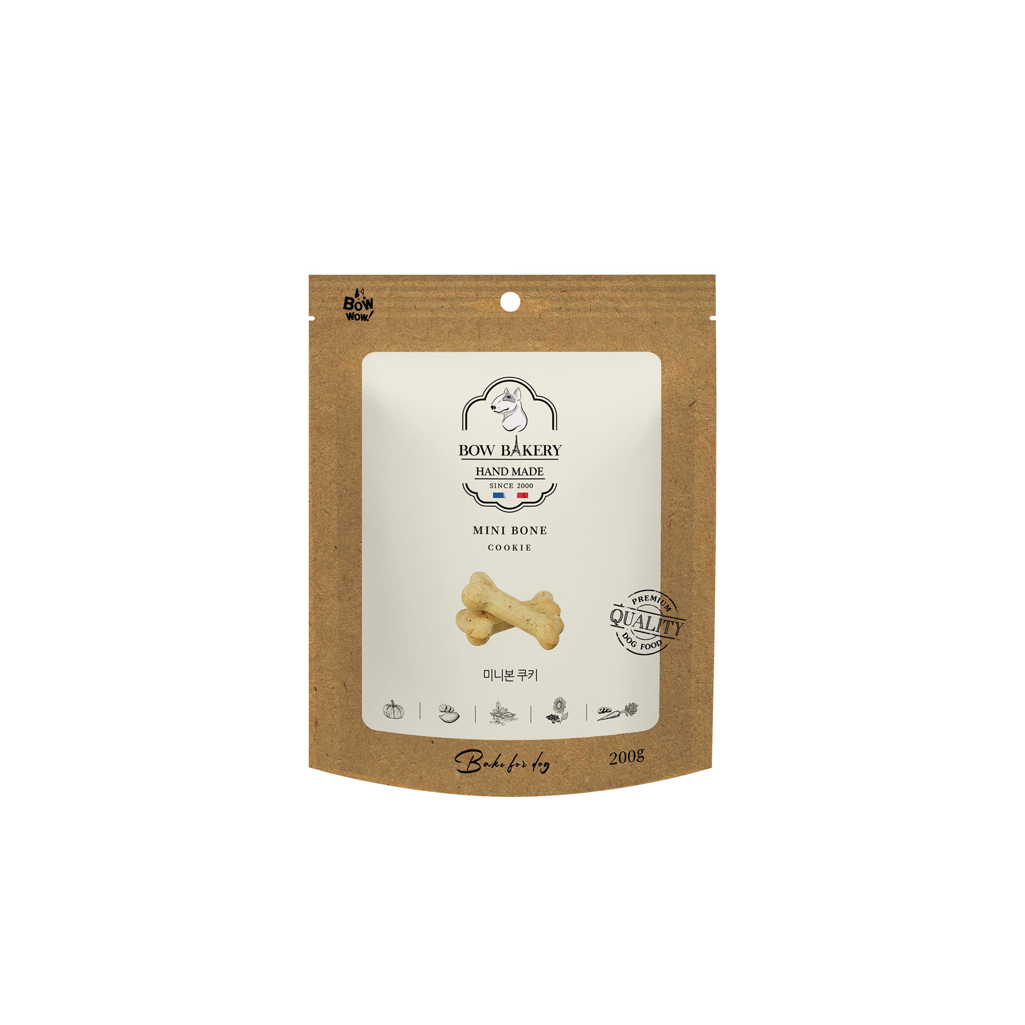 Bánh Cookie Yến Mạch Bowwow CK-BN-200 (200g)