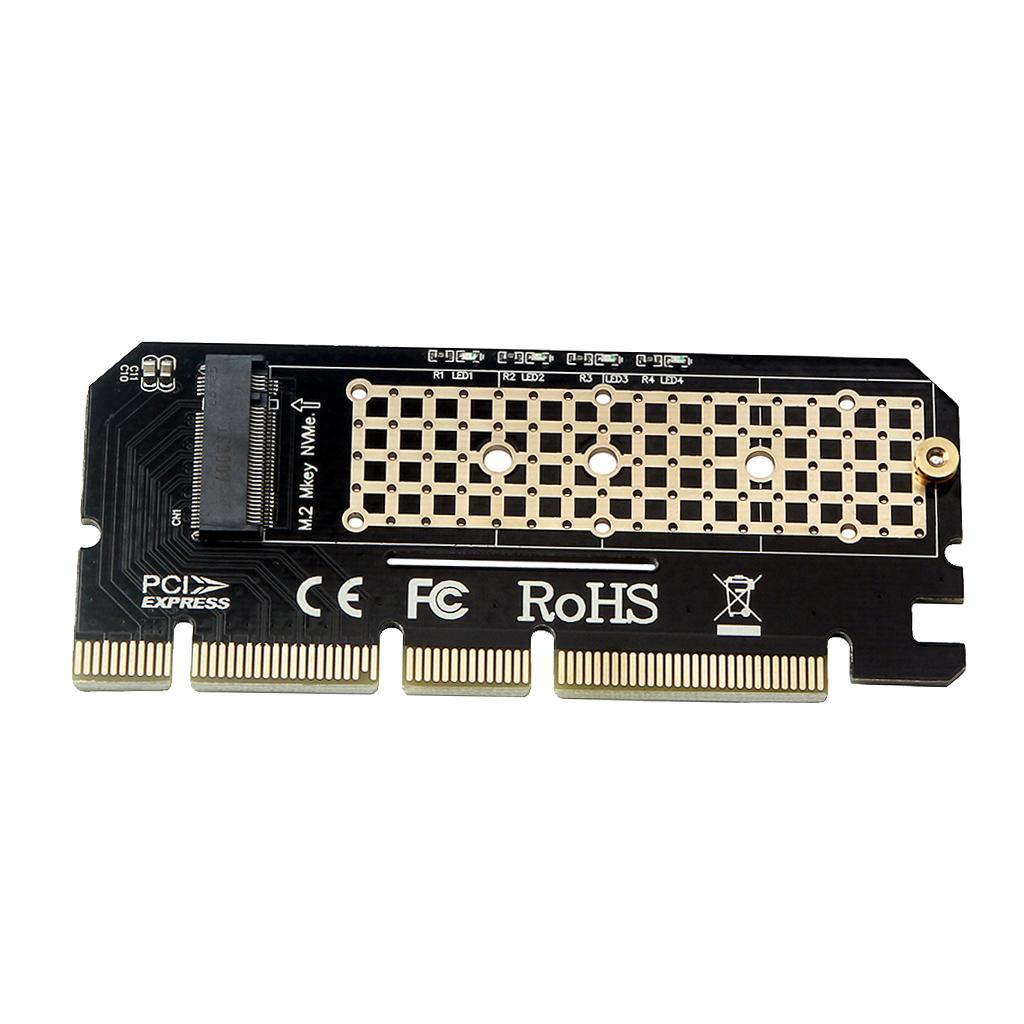 M.2 NVMe SSD NGFF TO PCI-e 3.0 16x adapter M-Key interface card Full speed