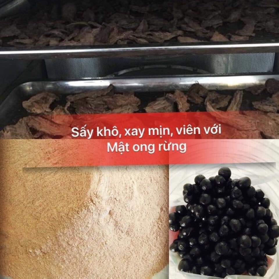 COMBO HAI HỘP HÀ THỦ Ô ĐỎ NGUYÊN CHẤT MẸ KEN-MỖI HỘP 500gr