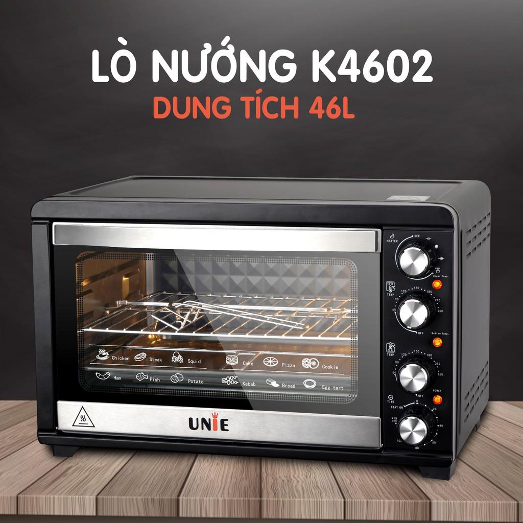 Lò nướng điện đa năng UNIE K4602 2000W, dung tích 46 lít - Hàng chính hãng