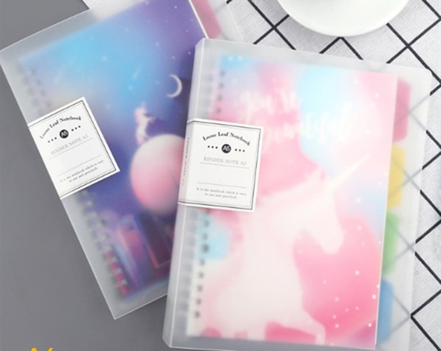 Sổ lò xo bìa giấy Binder Note A4 - giao ngẫu nhiên