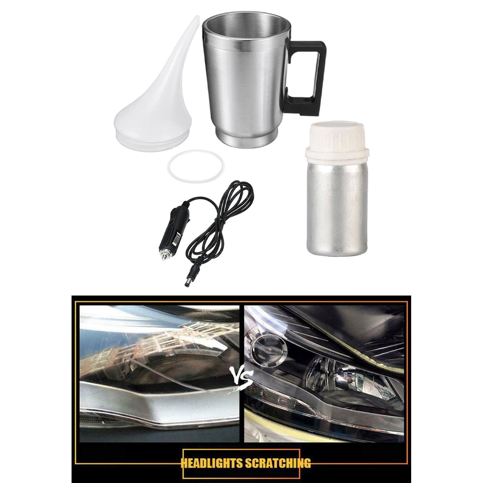 Car Headlight Renovation Polishing Kit, Atomizing Cup Headlight Lens Polish Set, Lens Coating Tool ,Fit for Taillights Lens Polish Kit