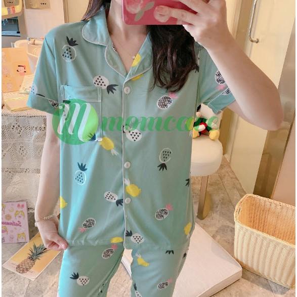 Bộ đồ ngủ, Pijama cộc tay quần dài mềm mịn, siêu dễ thương