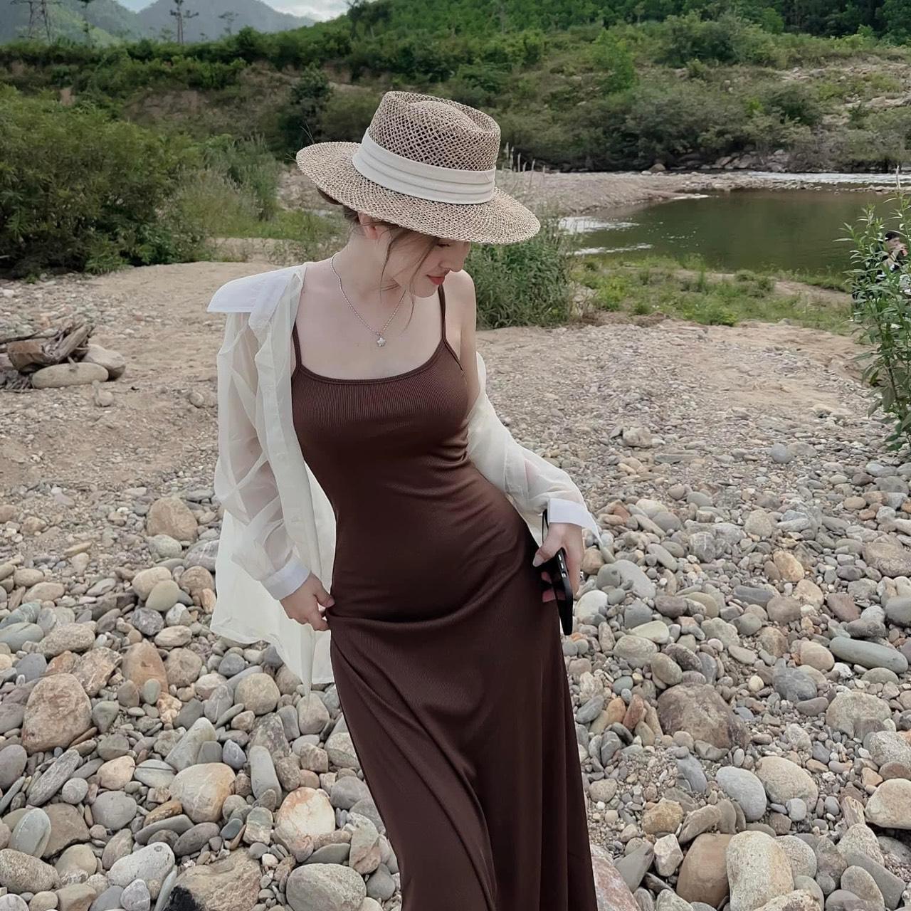 SET ĐI CHƠI, SET 2 MÓN VÁY MAXI ÔM BODY 2S PHỐI ÁO SƠ MI CỰC KUTE