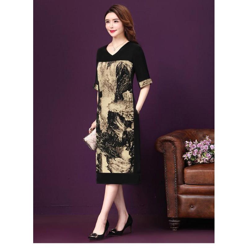 ĐẦM SUÔNG ĐẮP PHỐI HỌA TIẾT LẠ MẮT