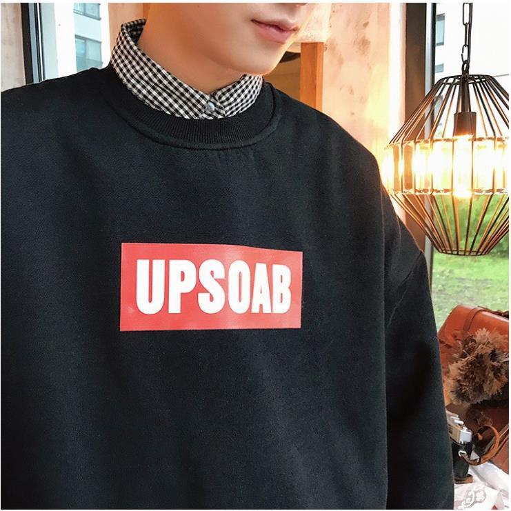 HOT SALE- Áo Dài Tay Nỉ Sweater Fom Unisex Nam Nữ Lót Bông Dày Đẹp UpSoab - áo đẹp